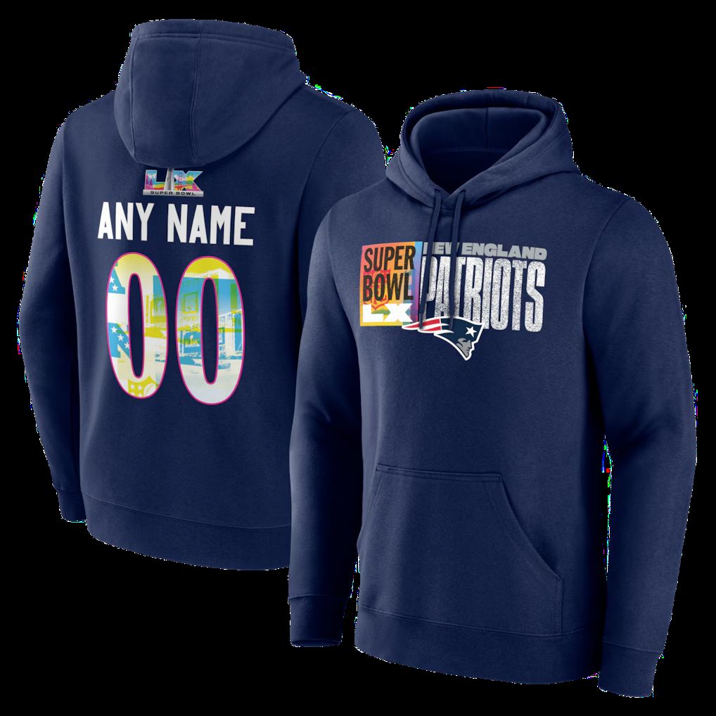 Men 2026 NFL New England Patriots hoodie blue 0021